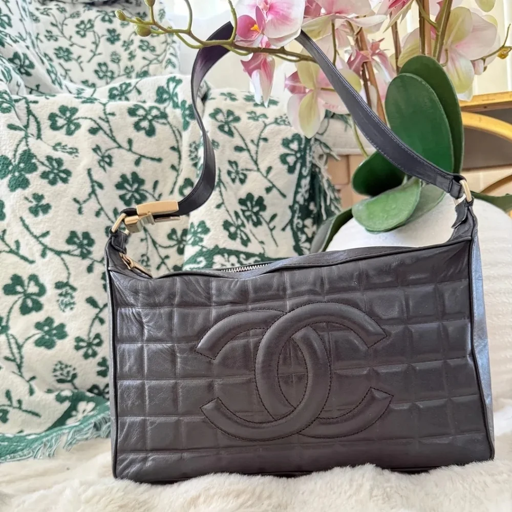 Chanel Chocolate Bar Gold Hardware